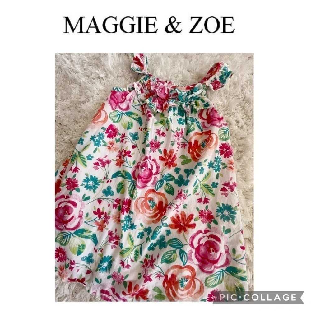 Girls flowers summer dress